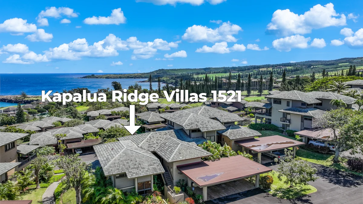 Kapalua Ridge Villas 1521